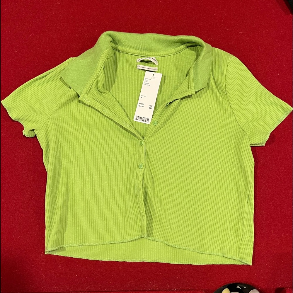 Size M Urban Outfitters Button-Up Polo Top